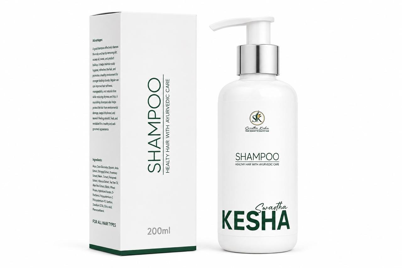 Swastha Kesha Shampoo - Healthy Hair With Ayurvedic Care